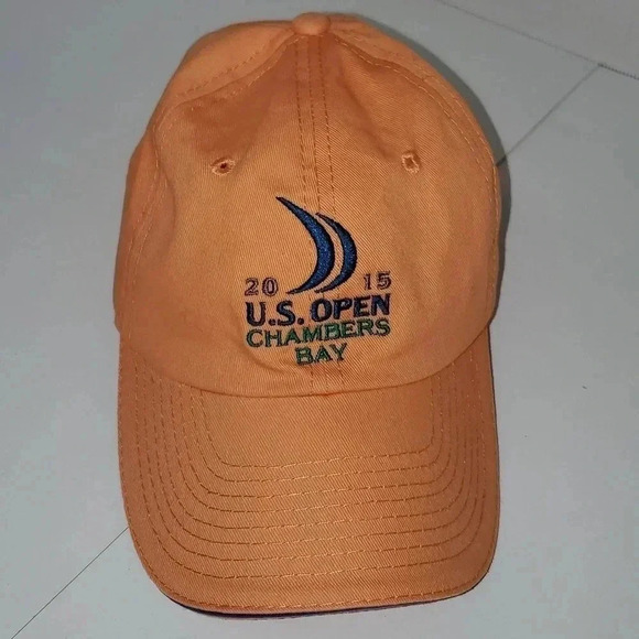USGA Member 2015 US Open Chambers Bay Orange Hat - Picture 1 of 10